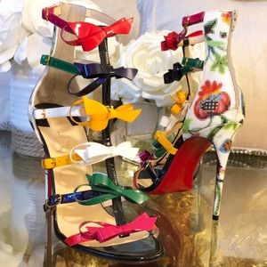 NEW-Authentic Christian Louboutin Girlistrappi 100